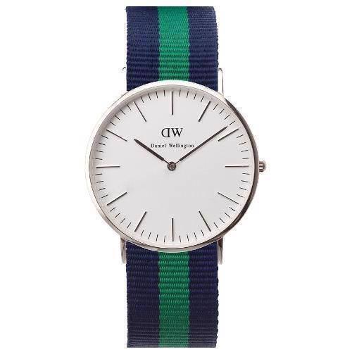 Image of Daniel Wellington Warwick sølv herre ur, 0205DW